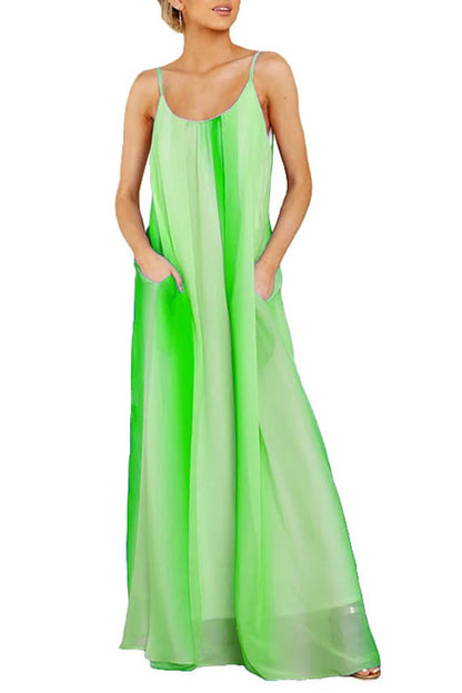 Oceans Of Love Multi Ombre Maxi Dress-serendiple.com